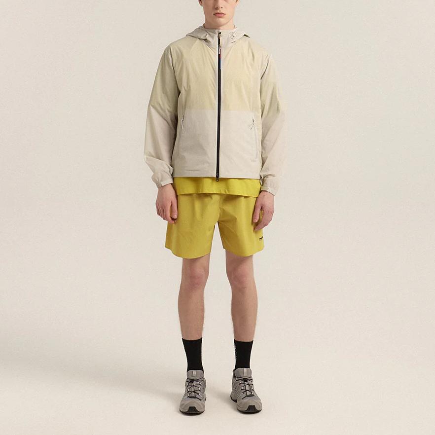 Salomon Modisay Aero Outdoor Waterproof Lightweight Hooded Zip-Up Jacket Unisex jackets Light-Gray C28130