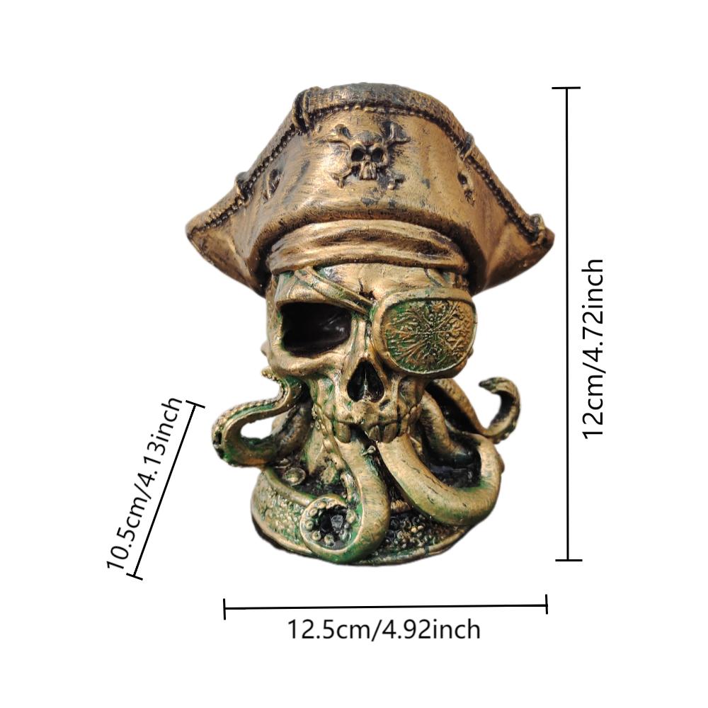 

Украшения в виде скелета осьминога-пирата, украшения для дома, добавление атмосферы ужаса, праздничные подарки, креативные праздничные украшения