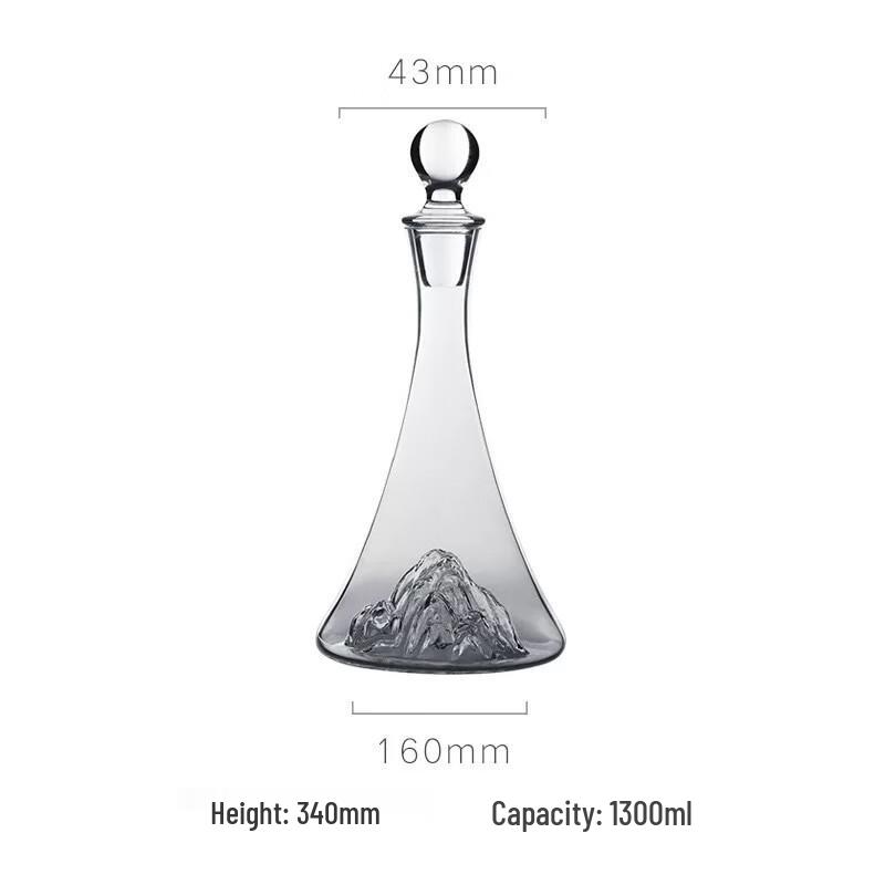 Iceberg Crystal Red Wine Decanter