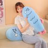 Internet celebrity fish throw pillow fish handsome doll plush toy sand sculpture bed sleeping doll children holiday gift
