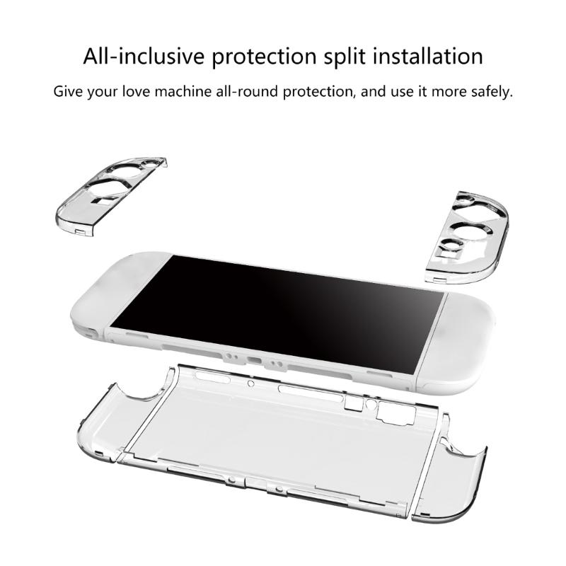 Console Back Cover Dust Protector PC Skin Case for NS 2 Handheld Game Console Split Type Protective Covers