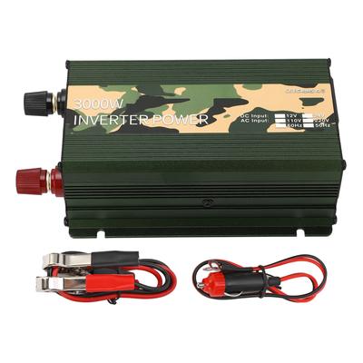 Auto-Wechselrichter 3000W DC 24V zu AC Sinus-Welle Solar-Konverter mit AC-USB-Steckdose 220V 50Hz