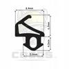 Seal for PVC Windows S-1019 ROPLASTO BLACK 1m