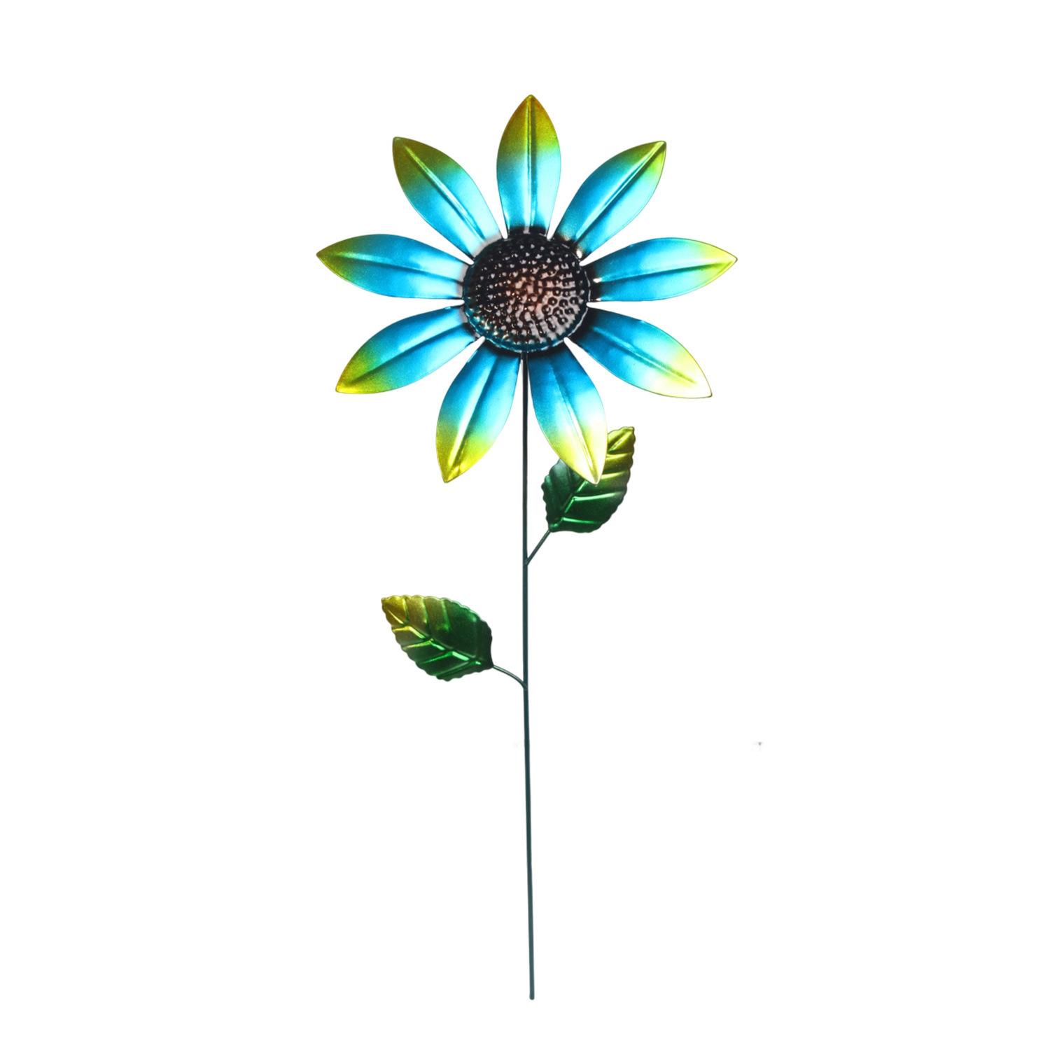 

Garden Decoration Stakes, Sunflower, Courtyard Outdoor Wrought Iron Garden Pile Wrought Iron Decoration,Decoration Fake Flower