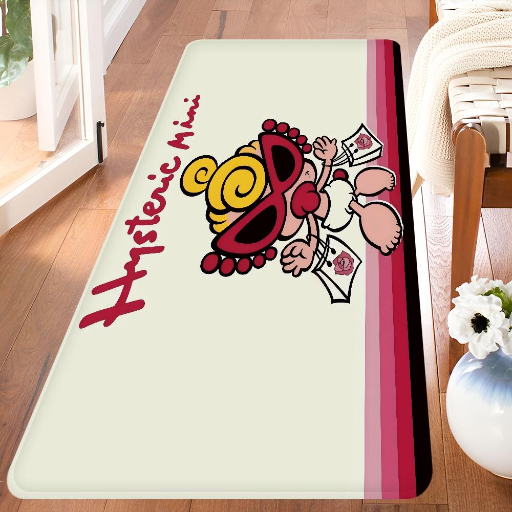 

Japan Fashion Hysteric Mini Room Mats Anti-slip Modern Living Room Balcony Printed Welcome Rug Cheaper 40x60cm