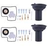 2Pcs Carburetor Repair Kits Carb Rebuild Kit Compatible for Honda VT 600 C Shadow PC21 1988-1998 Replace 9926751