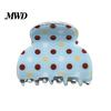 Large Hair Clip for Women Back Head Claw, Strong Bite Force Clip, Dot Print Grip Anti-Slip Teeth Accessory Daily Wear Summer Style