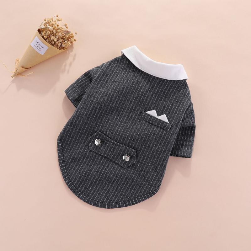 Gentleman Dog Clothes Wedding Suit Formal Shirt For Small Dogs Bowtie Tuxedo Pet Outfit Halloween Christmas Costume For Cats