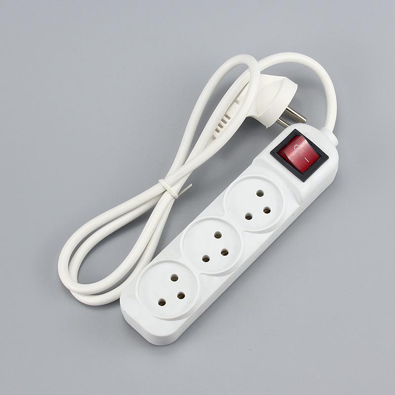 16A Israel Power Strip with Master Switch and 1m Extension Cord