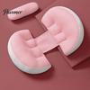 Rapid Recovery Pregnancy Support Pillow with Adjustable Belly Wedge Travel-friendly Pregnant Ergonomic Design Abdomen Back Body Portable