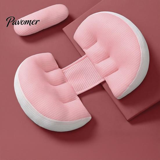 Rapid Recovery Pregnancy Support Pillow with Adjustable Belly Wedge Travel-friendly Pregnant Ergonomic Design Abdomen Back Body Portable