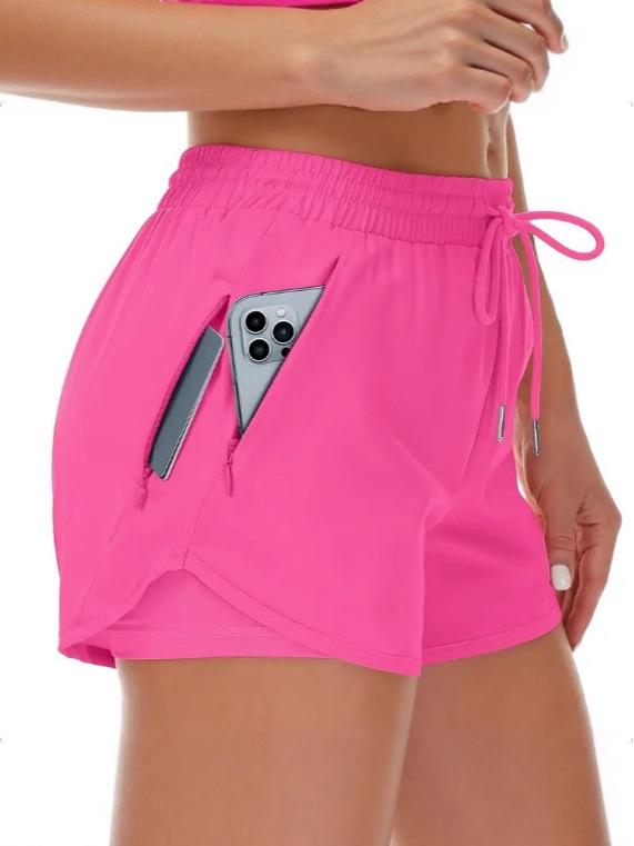 Women's 5" Quick-Dry Lightweight Running Shorts with Zipper