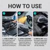 Car Engine Polishing Agent: Removes Stains, Enhances Shine, Protects the Surface, and Is Easy To Apply by Hand, Leaving No Residue