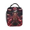 Ryomen Sukuna Borse Termiche per Pranzo Borsa Frigo Riutilizzabile, Contenitore per Pranzo Anime Jujutsu Kaisen Borsa a Tote Portatile Lunch Box Picnic