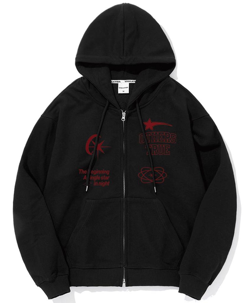 Viva La Vida [Fleece Line Option] Otherz Heavy Terry Zip-Up Hoodie