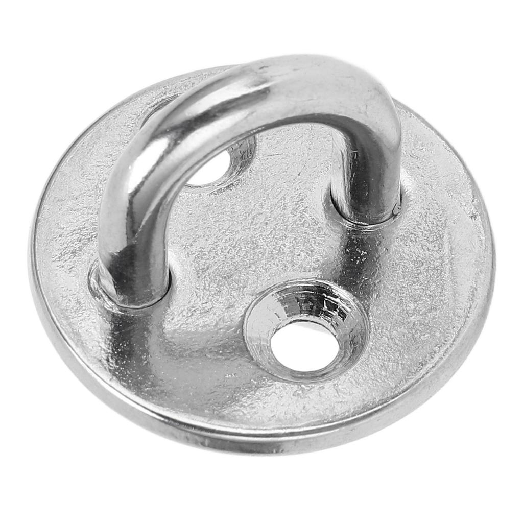 Pad Eye Plate U Hook Round Stainless Steel Heavy Duty Rustproof for Door Boat Hammock Home