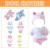 30cm Doll Clothes Cute Rabbit Frog Casual Outfit For Simulation Doll Change A Suit Soft Cloth Doll Set Sweater Doll Accesso J4M3