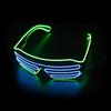 LED Glowing Glasses Gafas Luminous Bril Neon Christmas Glow Sunglasses Flashing Light Glass for Party Supplies Prop Costumes New
