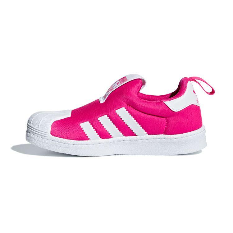 Adidas Originals Superstar Series 360 Low Top Kids Skate Shoes Kids Sneakers Rose White B75614