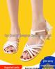 New Style Girls' Latin Dance Shoes with Soft Sole and Flat Heel