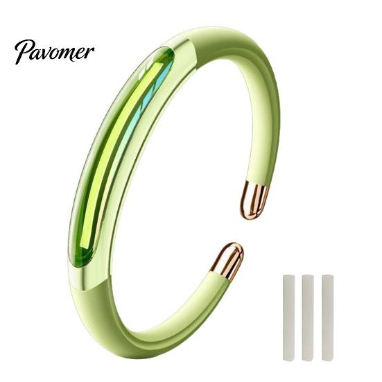 Essential Oil Repellent Band Mosquito Bracelet with Plants Oil, DEET-Free Silicone Wristband Refillable for Kids Adults, Bangle Outdoor Camping Hiking