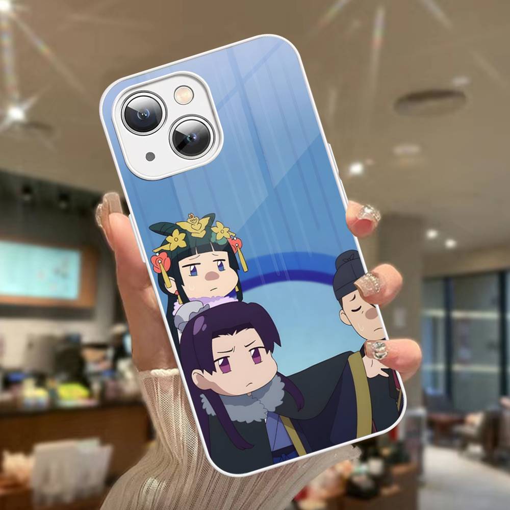 

Аниме Дневники аптекаря Для IPhone 14 13 12 Mini 11 Pro XS Max X XR 14 Plus Закаленное стекло iphone X