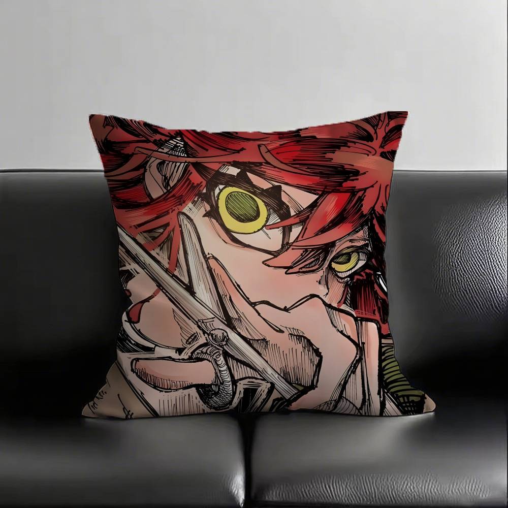 1pc Anime Comic Gachiakuta Pillow Case Fashion Square Pillowcase Bedroom Sofa Room Ins Decoration Leisure