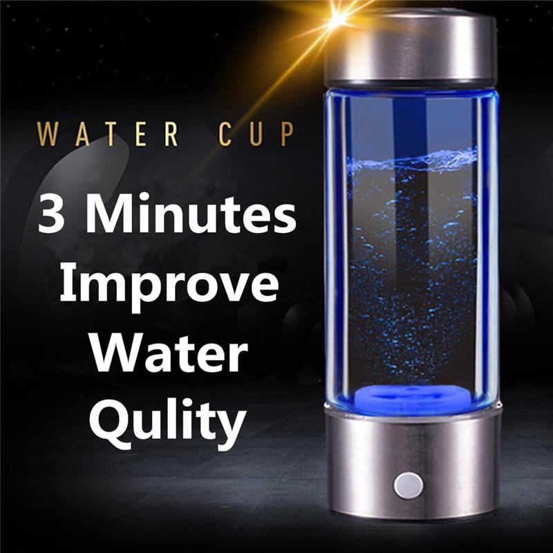 Hydrogen Rich Water Bottle Cup Hydrogen Generator Water Maker 800-1200PPB