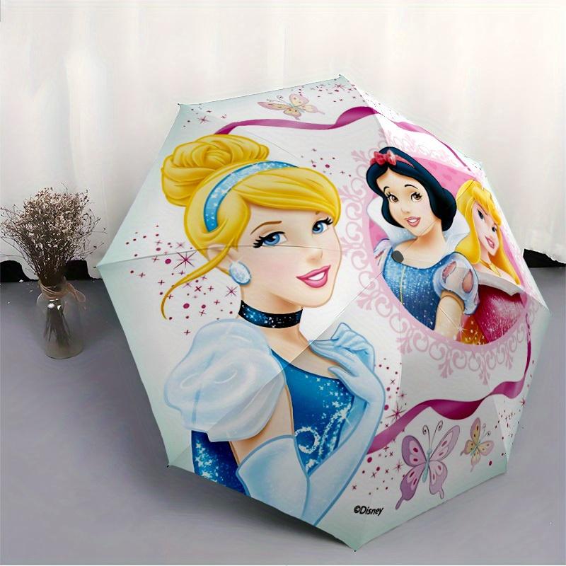 1pc Cinderella, Snow White Automatic Folding Umbrella, 8-Rib Portable & Foldable Design, All-Season Use, Highqualityy0722053