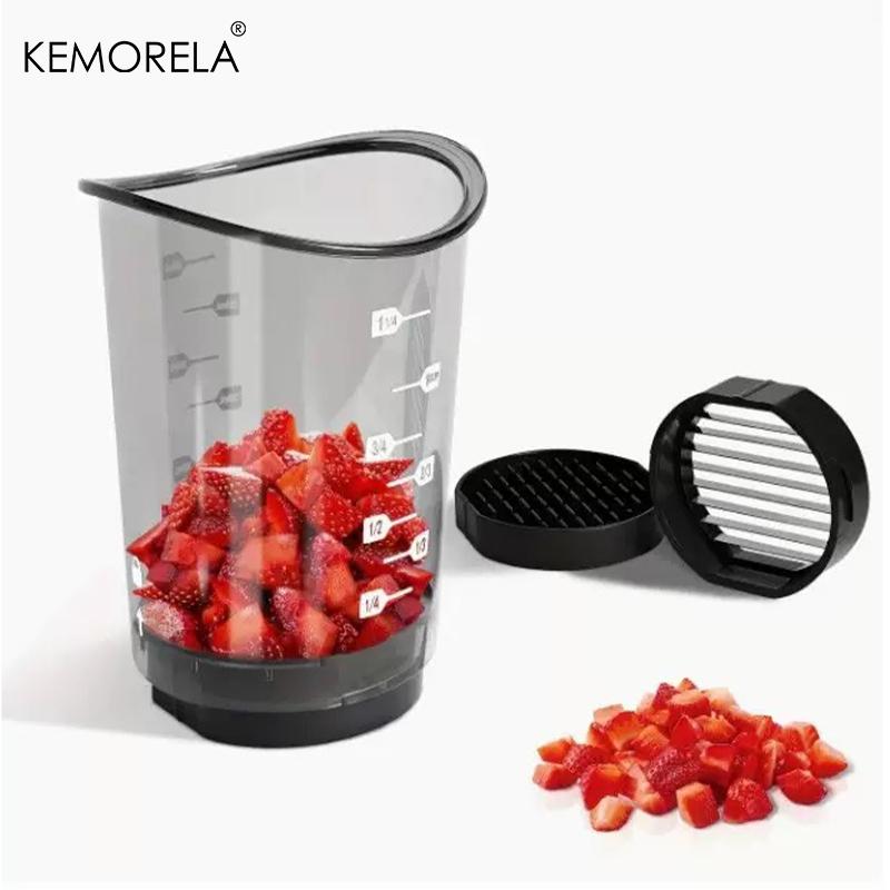 

Multi-Functional Mushroom Slicer Cup Stainless steel Vegetable Strawberry Food Chopper Ideal for Home Cooks Professional Kitchen