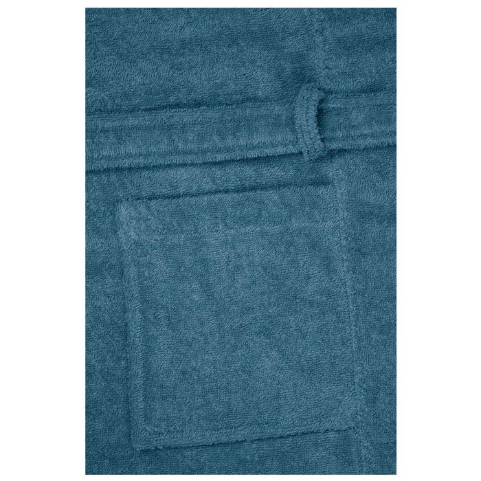 Peignoir en coton L - XL Lilas bleu pétrole