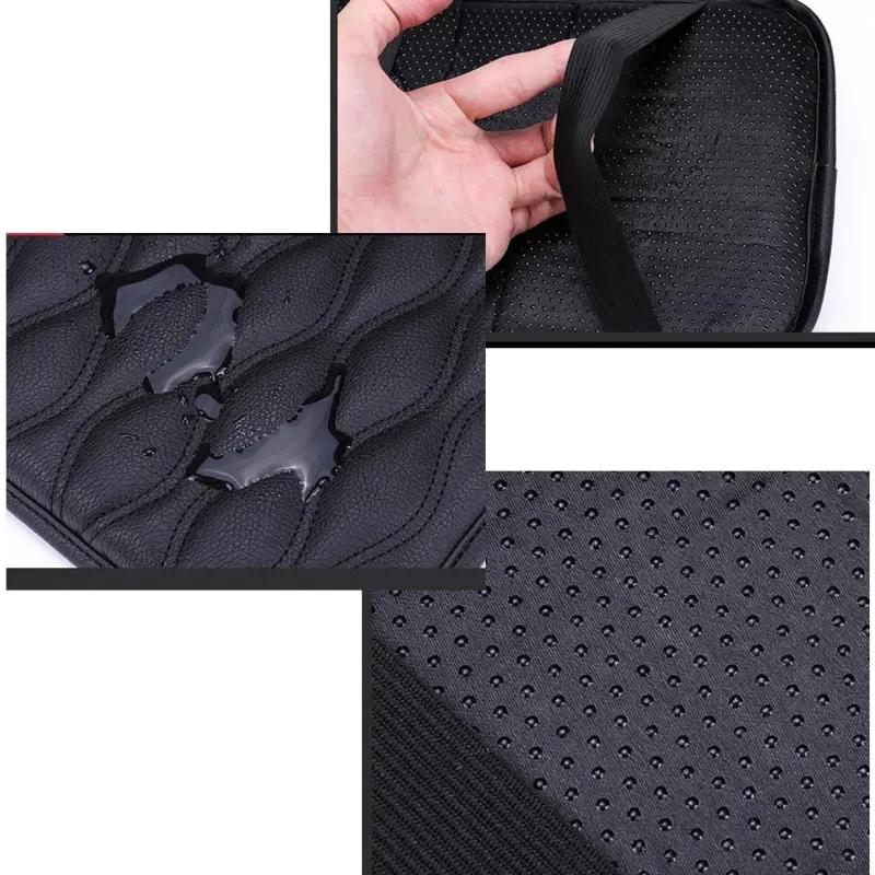 Leather Car Central Console Armrest Box Mat Protective Cushion height Increasing Cushion Auto Interior Decoration Products
