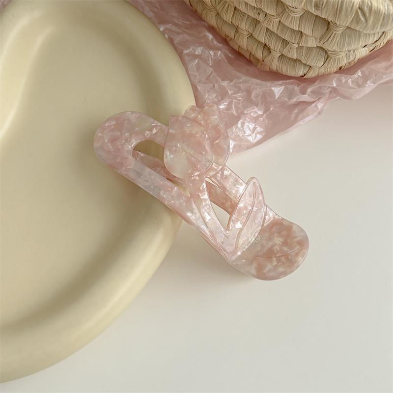 Versatile Hair Clip for Thin Hair: Pure Acetate Duckbill & Lily Claw Clip