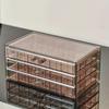 Stylish and Practical Jewelry Storage Box, 3-layer 72-grid Large-Capacity Organizer for Rings, Earrings and Necklaces