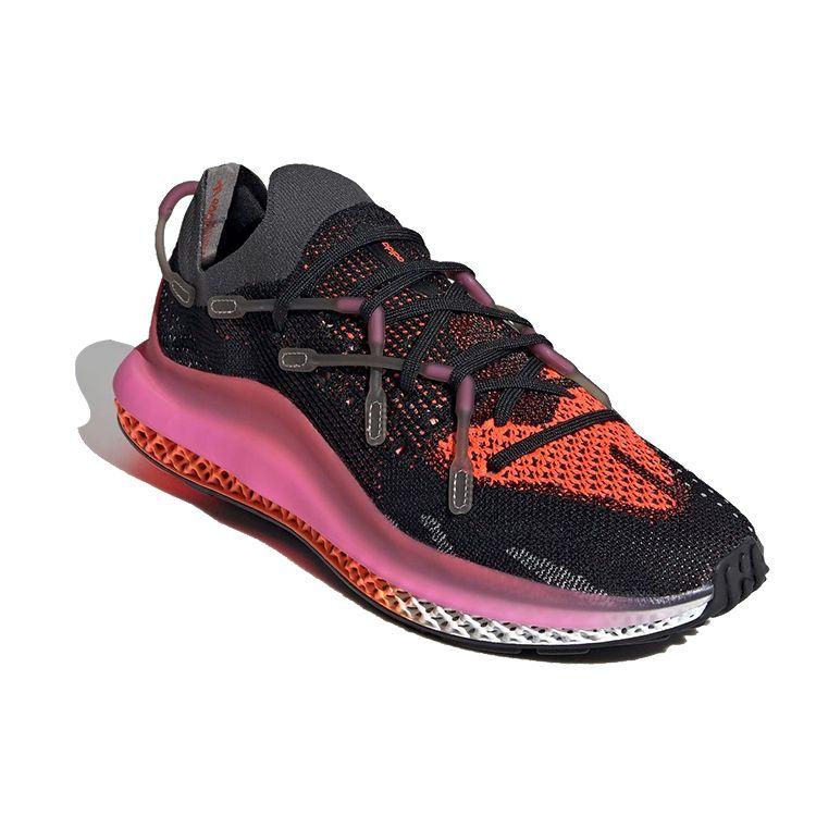 Adidas 4D Fusio Black Pink Unisex Sneakers Core-Black Grey-Six Dove-Grey FX6131