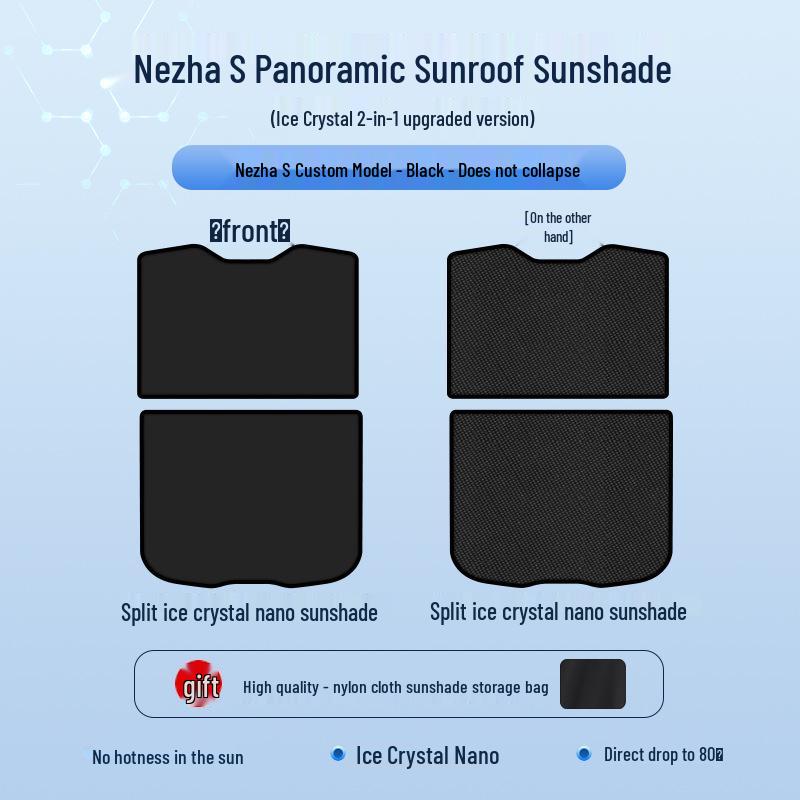 Hozon 22 NETA S Sunroof Ice Crystal Sunshade: Heat Insulation & Privacy Protection Hozon 22 NETA S