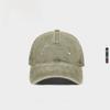 Retro Wash Cotton Baseball Cap With Wide Brim For Sun Protection And Unisex Style