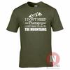 Ich brauche keine Therapie, ich muss nur in die Berge T-Shirt Lustiges Wander-T-Shirt