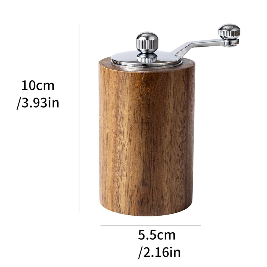 ABBP-Hand Cranked Pepper Grinder Manual Pepper Mill Household Sea Salt Grinder Bottle