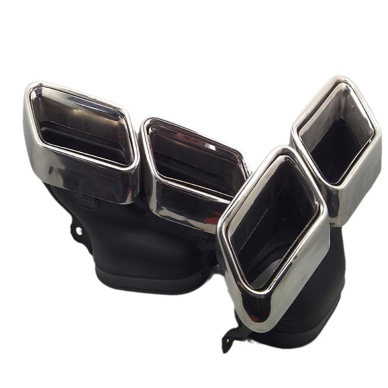 AMG-Compatible Stainless Steel Quad-Outlet Tailpipe for Mercedes-Benz