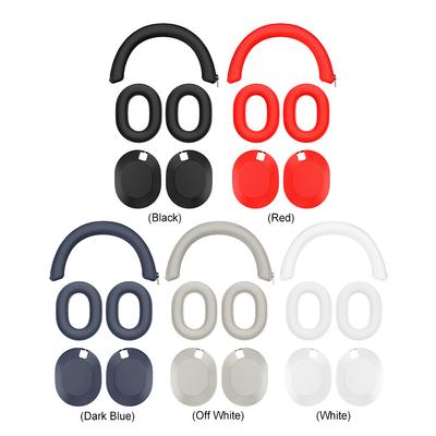 3Pcs Silicone Headphone Cover Anti-Fall Replacement Headphone Pads Wear Resist Headphone Ear Cushion for Sony WH-1000XM6 Headset