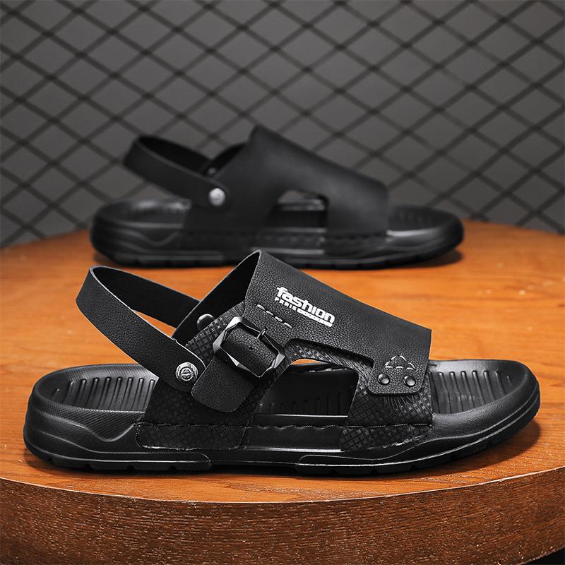 Fashion CYYTL Mens Slippers Casual Shoes Beach Summer Sandals Outdoor Slides Walking Comfort Leather Luxury Designer Lightweight Fashion