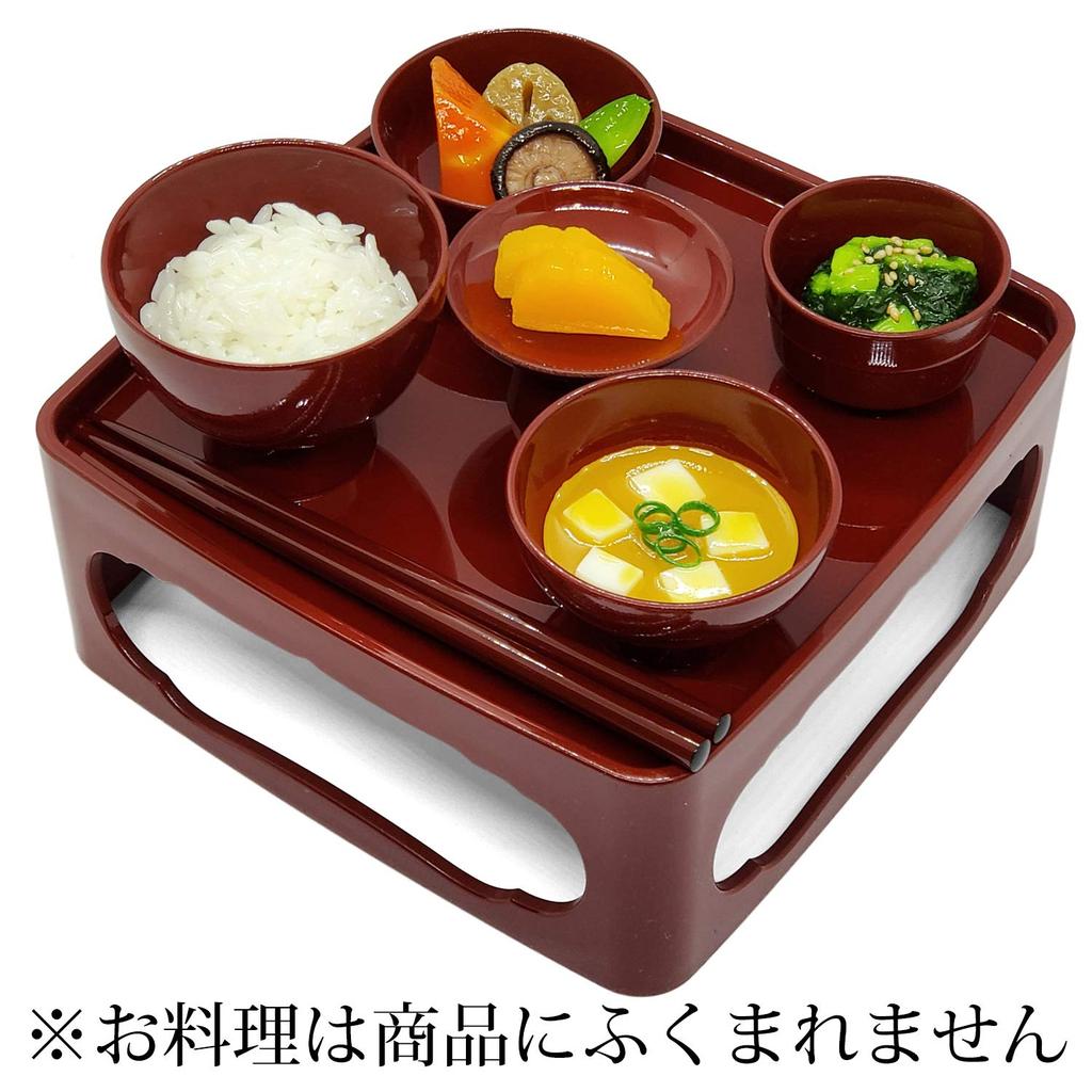 Urushi Product Buddhist Meal Set, 6.0 inches, All Vermilion, 7-Piece Set, Buddhist Altar Supplies, Obon Supplies, Memorial Service