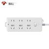 BULL 6-Outlet Power Strip with Master Switch CN Plug (adapter Included)