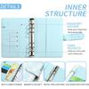 Loose-Leaf Money Saving Binder Waterproof A6 Budget Binder with Cash Envelope  30 Day Challenge