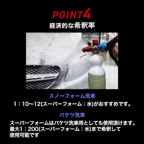 Autobrite Direct Fabriqué au Royaume-Uni "Super Mousse Bonbons Gélifiés" Lavage Auto Prévention des Rayures Shampoing Auto Mousse de Neige Hautement Concentré pour Débutants Lavage Auto Fo