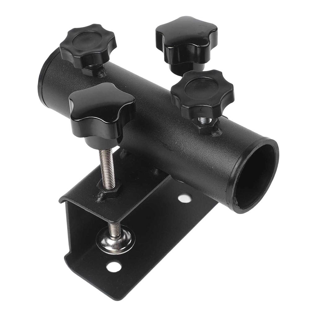 Compact Balcony Parasol Support Fence Bracket Garden Bracket Robust Construction With Steel Rust-Resistant Paint Finish