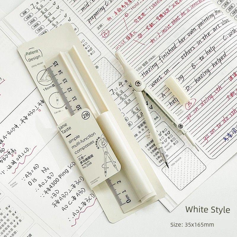 

Цифровой дисплей Пресс-циркули Эксклюзив для экзаменов Студенческая профессиональная чертежная линейка Интегрированные Красивые Многофункциональные со шкалой К White Style