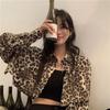 Leopard Print Cropped Jacket - Women's Long Sleeve Sun Protection Cardigan (Summer 2025 New Arrival)