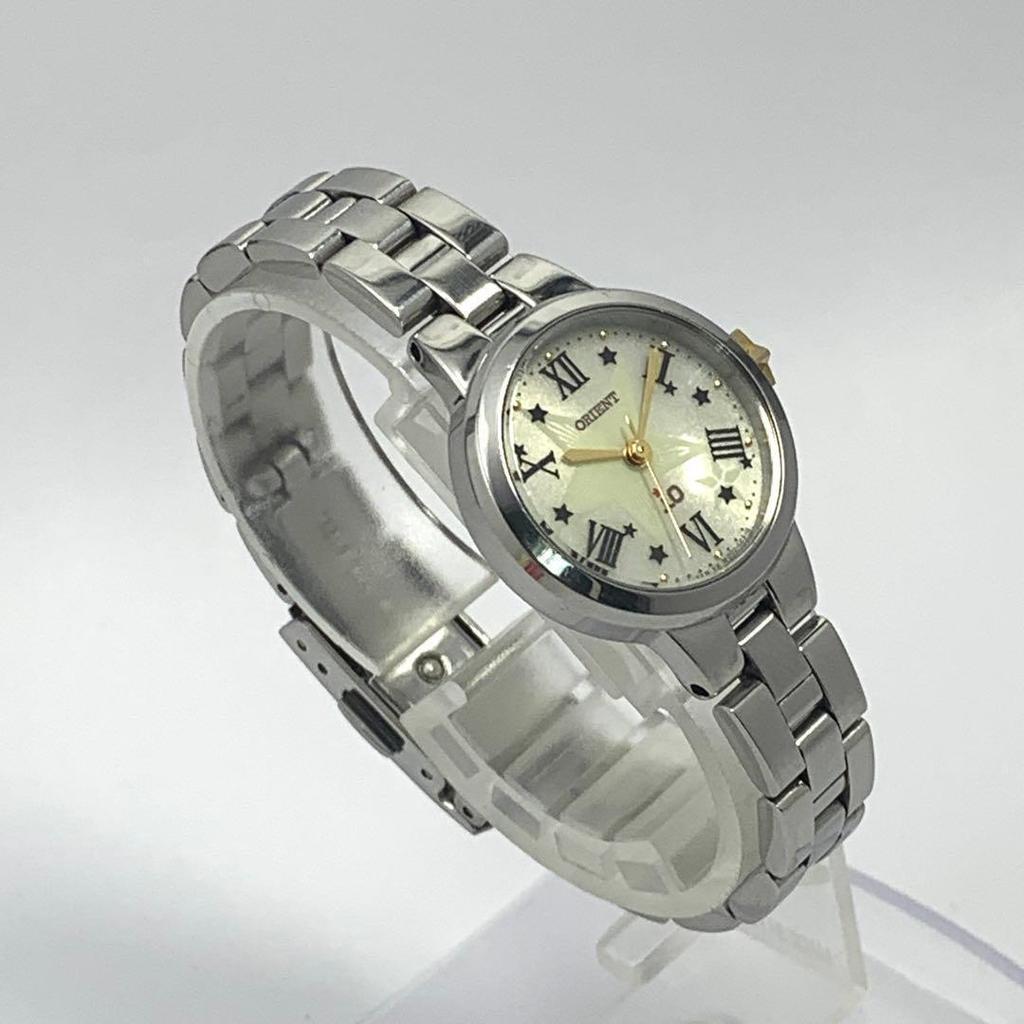 Used 175 [Rechargeable Battery Needs To Be Replaced, Cleaned] ORIENT Women's Watch Orient IO Star Gold Roman Numeral Solar Popular